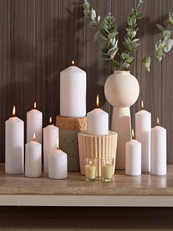 King Wain 2pcs Aromatic Pillar Candle 7cm*14cm, Jasmine with Pure Natural Extracts - Al Kabayel Discount CentreKing Wain 2pcs Aromatic Pillar Candle 7cm*14cm, Jasmine with Pure Natural ExtractsHome FragrancesKING WAINAl Kabayel Discount Centre
