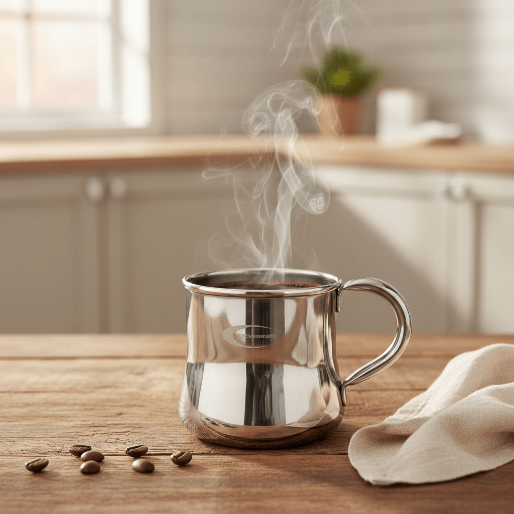 Kitchen Mark Stainless Steel Mug - 250ml - Al Kabayel Discount CentreKitchen Mark Stainless Steel Mug - 250mlMugsKITCHEN MARKAl Kabayel Discount Centre
