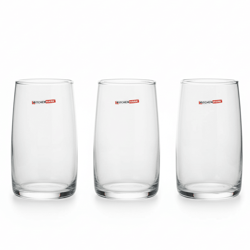 Kitchen Mark Value Pack Clear Glass Tumblers – Family Use Drinking Glasses, 6 Pieces, 175 ml - Al Kabayel Discount CentreKitchen Mark Value Pack Clear Glass Tumblers – Family Use Drinking Glasses, 6 Pieces, 175 mlTumblersKITCHEN MARKAl Kabayel Discount Centre