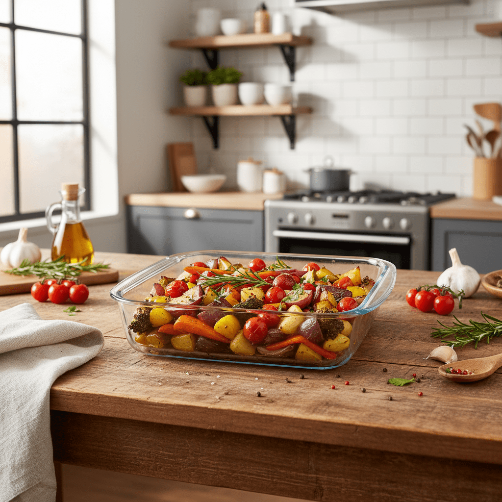 Kitchenmark Brosilicate 1.8L Medium Glass Baking Dish (24×21×5cm) - Al Kabayel Discount CentreKitchenmark Brosilicate 1.8L Medium Glass Baking Dish (24×21×5cm)Baking Tray & Oven TrayKITCHENMARKAl Kabayel Discount Centre