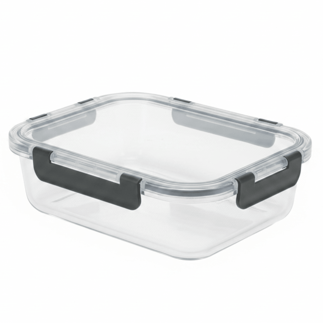 Kitchenmark Large Rectangular Glass Food Storage Container with Secure Airtight Lid – Multipurpose Use – 1520 ml - Al Kabayel Discount CentreKitchenmark Large Rectangular Glass Food Storage Container with Secure Airtight Lid – Multipurpose Use – 1520 mlFood ContainersKITCHEN MARKAl Kabayel Discount Centre