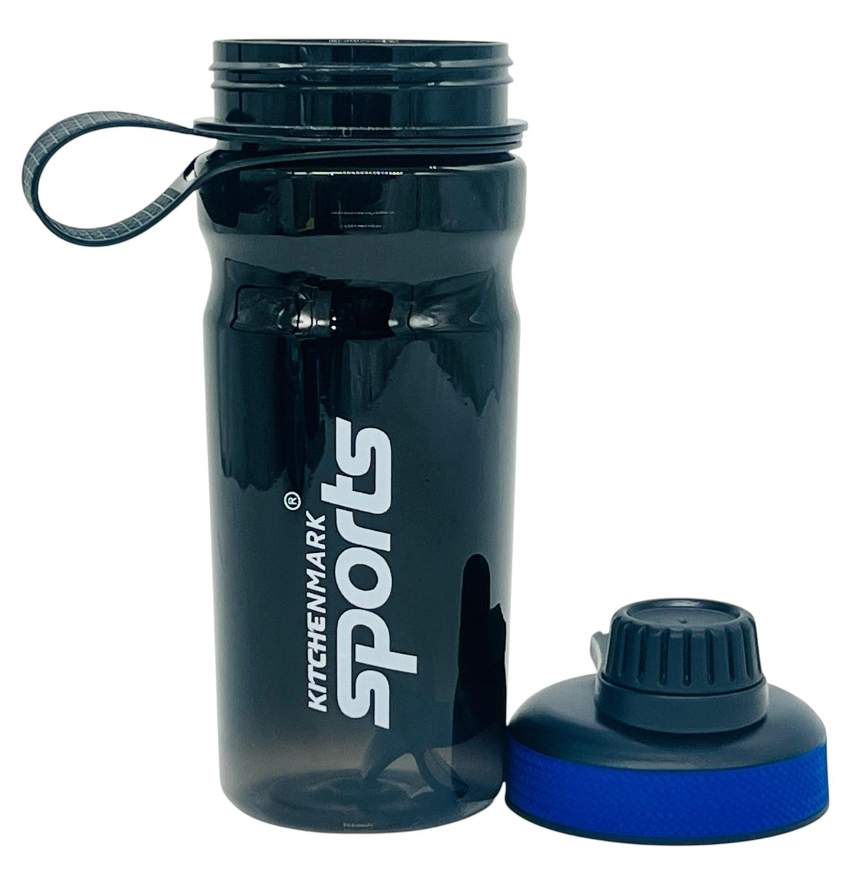 Kitchenmark Sports Plastic Water Bottle 600ml, Black - Blue - Al Kabayel Discount CentreKitchenmark Sports Plastic Water Bottle 600ml, Black - BlueWater BottlesKITCHENMARKAl Kabayel Discount Centre