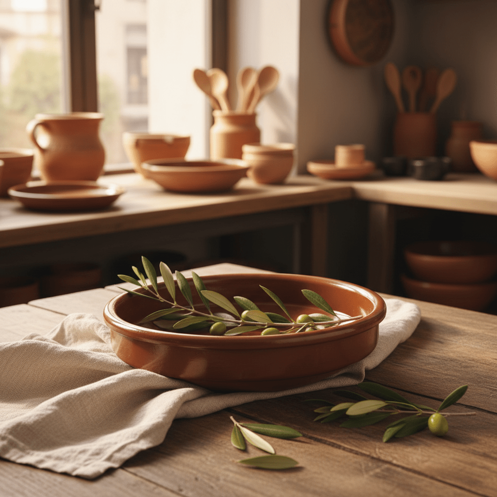 La Dehesa Handmade Brown Clay Round Deep Plate – Rustic Dining Dish, 20cm | Made in Spain - Al Kabayel Discount CentreLa Dehesa Handmade Brown Clay Round Deep Plate – Rustic Dining Dish, 20cm | Made in SpainPlatesLA DEHESAAl Kabayel Discount Centre
