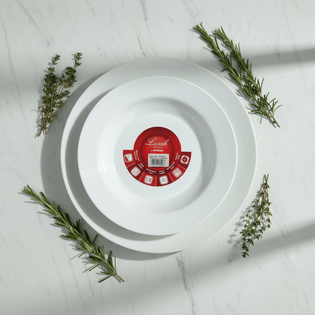 Larah Plain White Opalware Soup Plate – 9 Inch - Al Kabayel Discount CentreLarah Plain White Opalware Soup Plate – 9 InchPlatesLARAHAl Kabayel Discount Centre