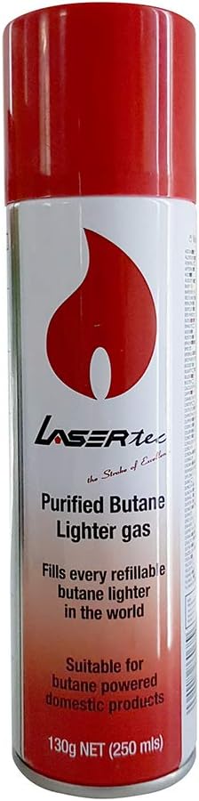Lasertec Purified Butane Lighter Gas Refill 250 ml | Universal Nozzle Refill for Kitchen Torch, Lighter & Gas Appliances | High Purity Odorless Gas - Al Kabayel Discount CentreLasertec Purified Butane Lighter Gas Refill 250 ml | Universal Nozzle Refill for Kitchen Torch, Lighter & Gas Appliances | High Purity Odorless GasCharcoals & GasLASERTECAl Kabayel Discount Centre