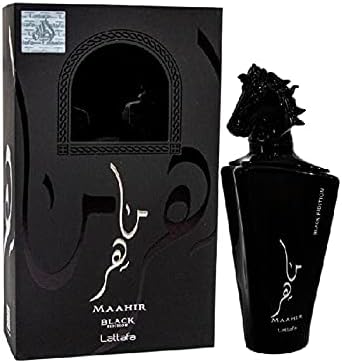 Lattafa Maahir Black Edition Eau de Parfum 100ml – Dark Intense Unisex Oriental Fragrance - Al Kabayel Discount CentreLattafa Maahir Black Edition Eau de Parfum 100ml – Dark Intense Unisex Oriental FragrancePerfumesLATTAFAAl Kabayel Discount Centre