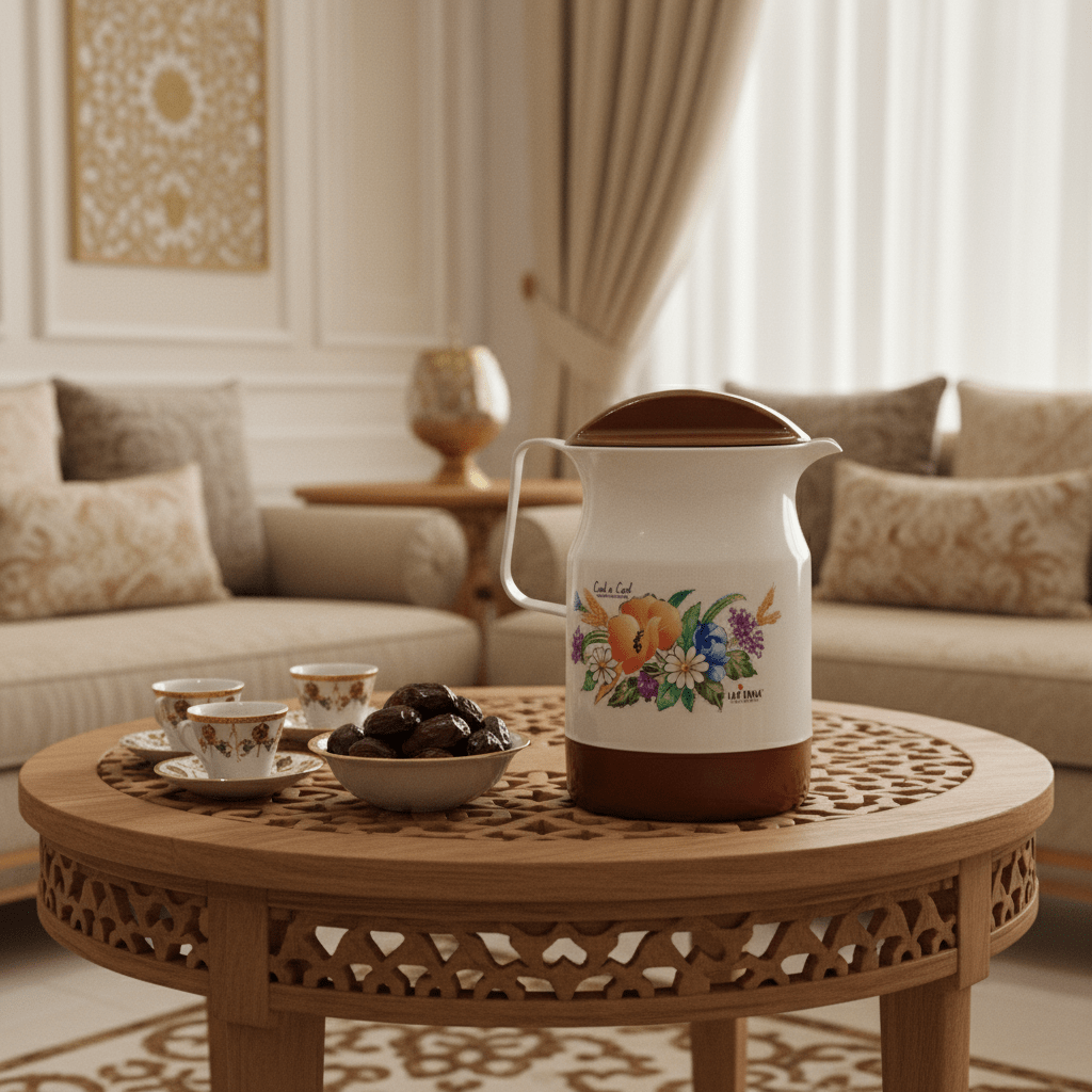 Lavenna Cool - n - Cool Insulated Jug 2.20L – White & Brown Floral Design - Al Kabayel Discount CentreLavenna Cool - n - Cool Insulated Jug 2.20L – White & Brown Floral DesignJugsLAVENNAAl Kabayel Discount Centre