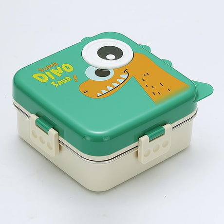 LAX SON Super Dino Individual Seal Lunch Box 1120ml + 70ml, Green - Al Kabayel Discount CentreLAX SON Super Dino Individual Seal Lunch Box 1120ml + 70ml, GreenFood ContainersLAX SONAl Kabayel Discount Centre