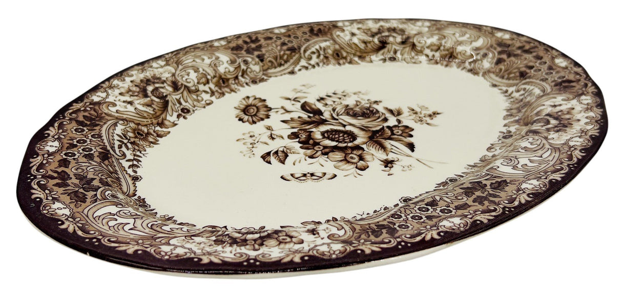 Legend Ceramic Oval Platter 14"*10.5", Divine Brown - SH52465 - Al Kabayel Discount CentreLegend Ceramic Oval Platter 14"*10.5", Divine Brown - SH52465Serving TraysLEGENDAl Kabayel Discount Centre