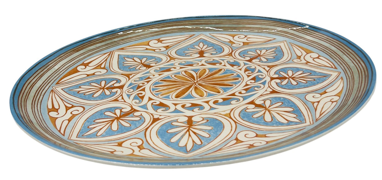 Legend Ceramic Oval Platter 14.6"*11.5", Majolica Full Blue - SH74628 - Al Kabayel Discount CentreLegend Ceramic Oval Platter 14.6"*11.5", Majolica Full Blue - SH74628Serving TraysLEGENDAl Kabayel Discount Centre