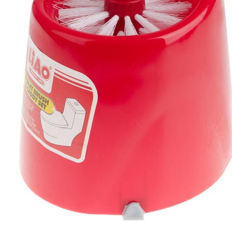 Liao Cleaning Silicone Toilet Brush with Holder Ergonomic Handle 42cm - Red - Al Kabayel Discount CentreLiao Cleaning Silicone Toilet Brush with Holder Ergonomic Handle 42cm - RedCleaning SuppliesLIAOAl Kabayel Discount Centre