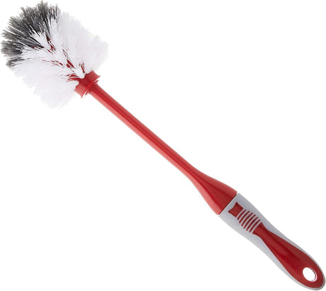 Liao Cleaning Silicone Toilet Brush with Holder Ergonomic Handle 42cm - Red - Al Kabayel Discount CentreLiao Cleaning Silicone Toilet Brush with Holder Ergonomic Handle 42cm - RedCleaning SuppliesLIAOAl Kabayel Discount Centre