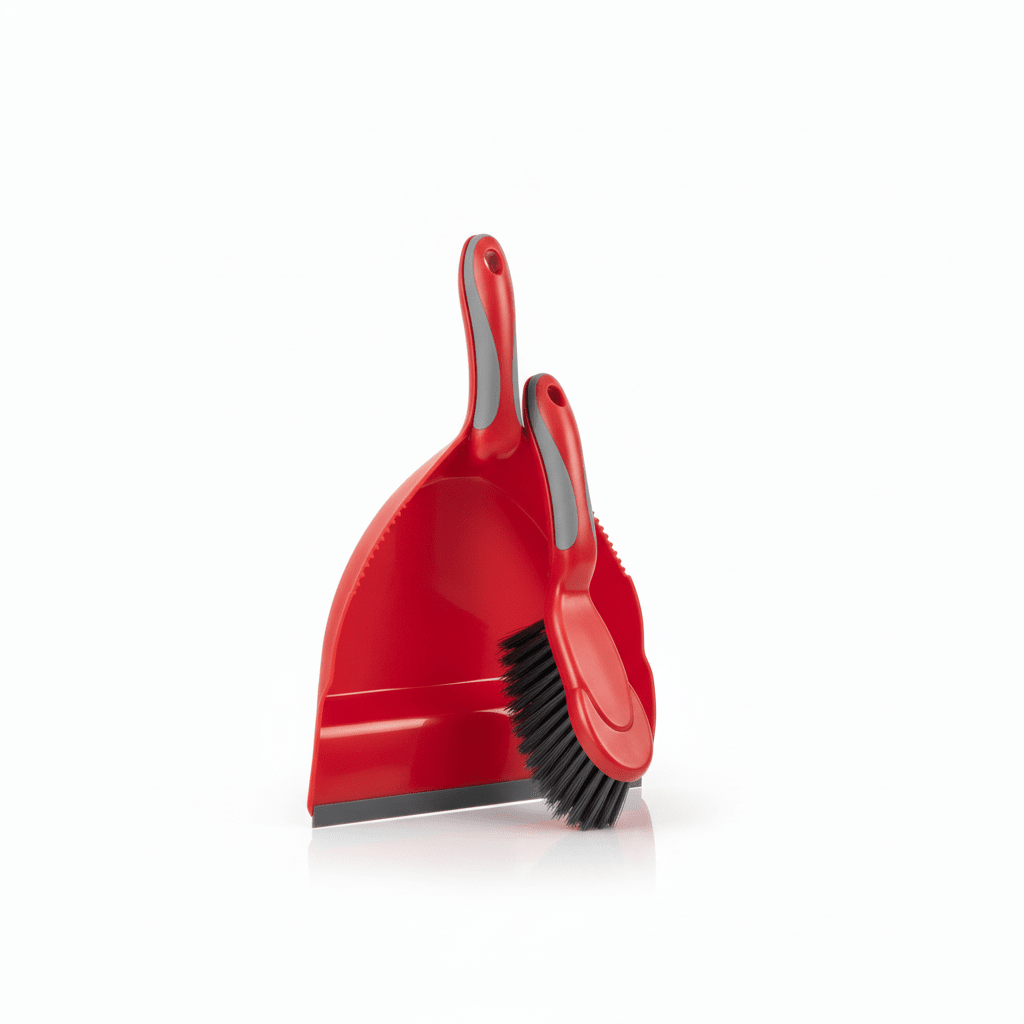 Liao Compact Plastic Dustpan and Brush Set 35x23cm Red & Grey - Al Kabayel Discount CentreLiao Compact Plastic Dustpan and Brush Set 35x23cm Red & GreyCleaning SuppliesLIAOAl Kabayel Discount Centre