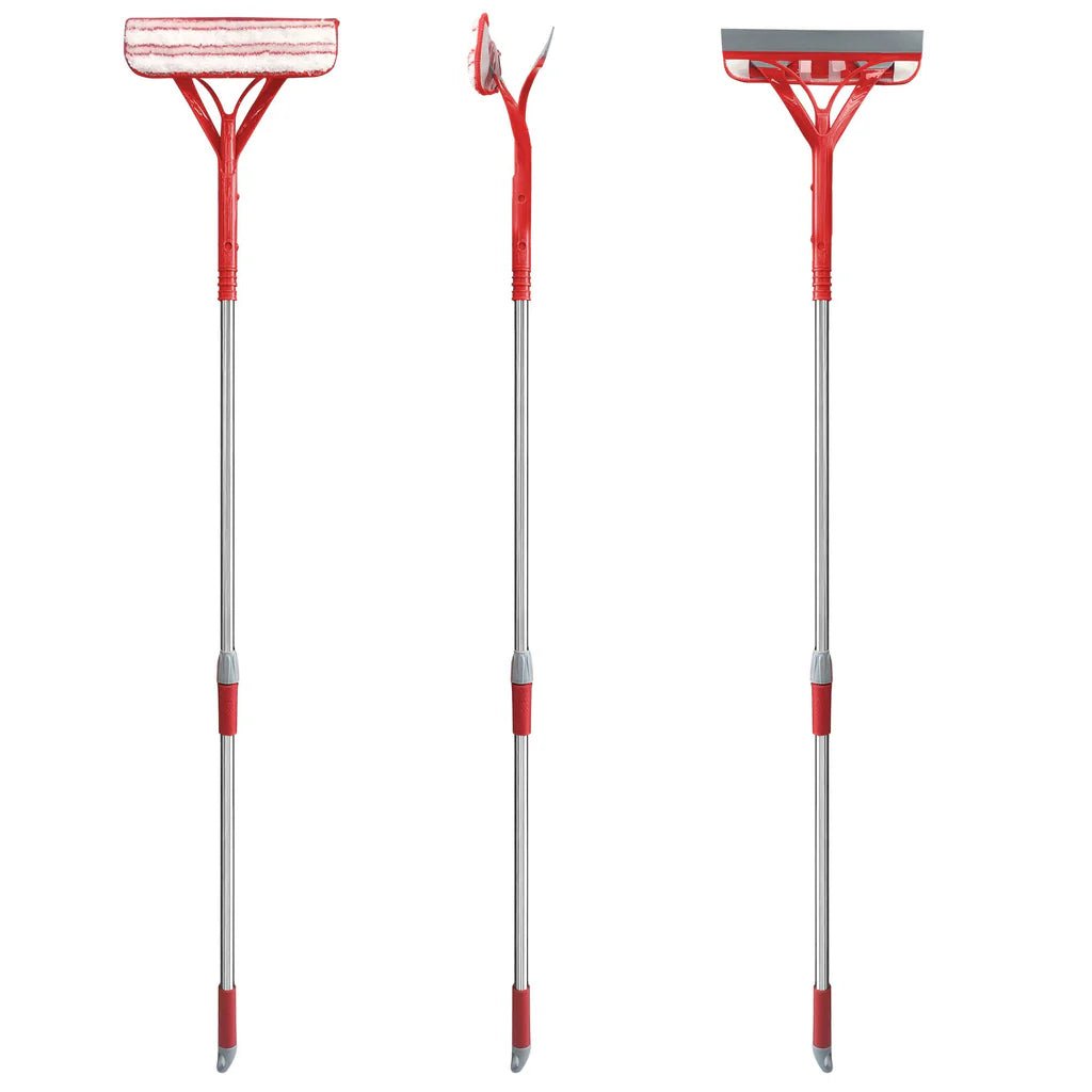 Liao Extendable Window Squeegee Cleaner with Metal Handle 26–100cm Red - Al Kabayel Discount CentreLiao Extendable Window Squeegee Cleaner with Metal Handle 26–100cm RedCleaning SuppliesLIAOAl Kabayel Discount Centre