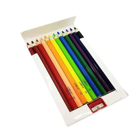 LIBRA Jumbo Colour Pencils 12pcs - Al Kabayel Discount CentreLIBRA Jumbo Colour Pencils 12pcsColor PencilsLIBRAAl Kabayel Discount Centre