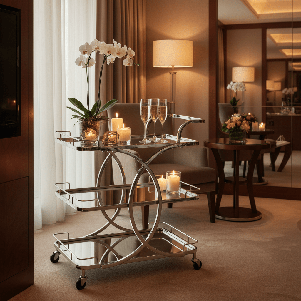 Life Smile 3-Tier Silver Chrome Metal & Mirror Glass Serving Trolley | Multi-Purpose Rolling Cart with Circular Frame | 80×70×40 cm | - Al Kabayel Discount CentreLife Smile 3-Tier Silver Chrome Metal & Mirror Glass Serving Trolley | Multi-Purpose Rolling Cart with Circular Frame | 80×70×40 cm |Organizers & AccessoriesLIFE SMILEAl Kabayel Discount Centre