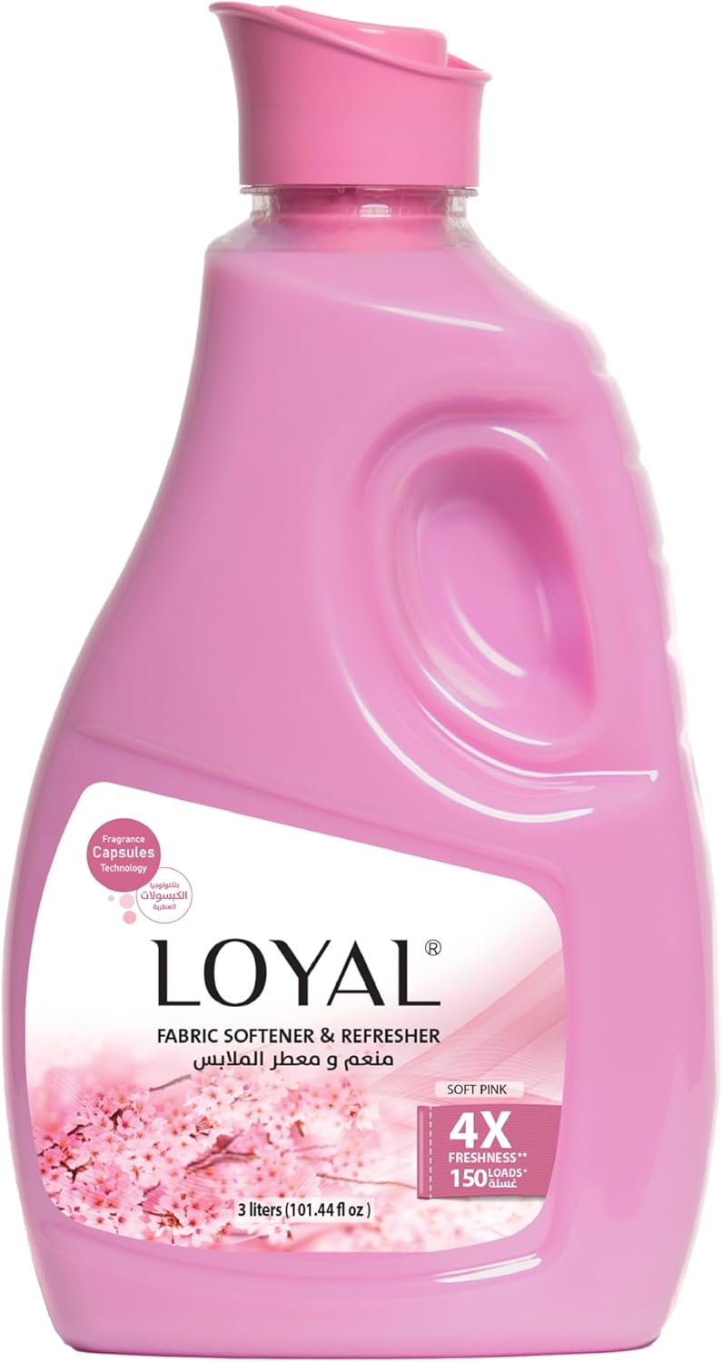 Loyal Soft Pink Fabric Softener & Refresher 3L, 4X Freahness, 150 Loads - Al Kabayel Discount CentreLoyal Soft Pink Fabric Softener & Refresher 3L, 4X Freahness, 150 LoadsLaundry CareLOYALAl Kabayel Discount Centre