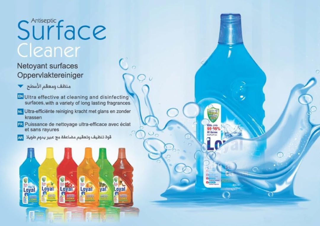 Loyal Surface Cleaner 800ml - Oriental Treasure, Disinfectant, Removes Stain, Brightens Surfaces, Lasting Fragrance - Al Kabayel Discount CentreLoyal Surface Cleaner 800ml - Oriental Treasure, Disinfectant, Removes Stain, Brightens Surfaces, Lasting FragranceHousehold CleaningLOYALAl Kabayel Discount Centre