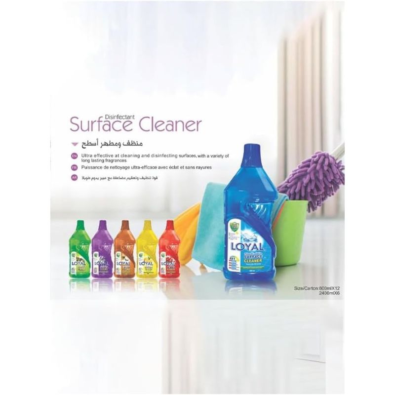 Loyal Surface Cleaner 800ml - Seaside Breeze, Disinfectant, Removes Stain, Brightens Surfaces, Lasting Fragrance - Al Kabayel Discount CentreLoyal Surface Cleaner 800ml - Seaside Breeze, Disinfectant, Removes Stain, Brightens Surfaces, Lasting FragranceHousehold CleaningLOYALAl Kabayel Discount Centre