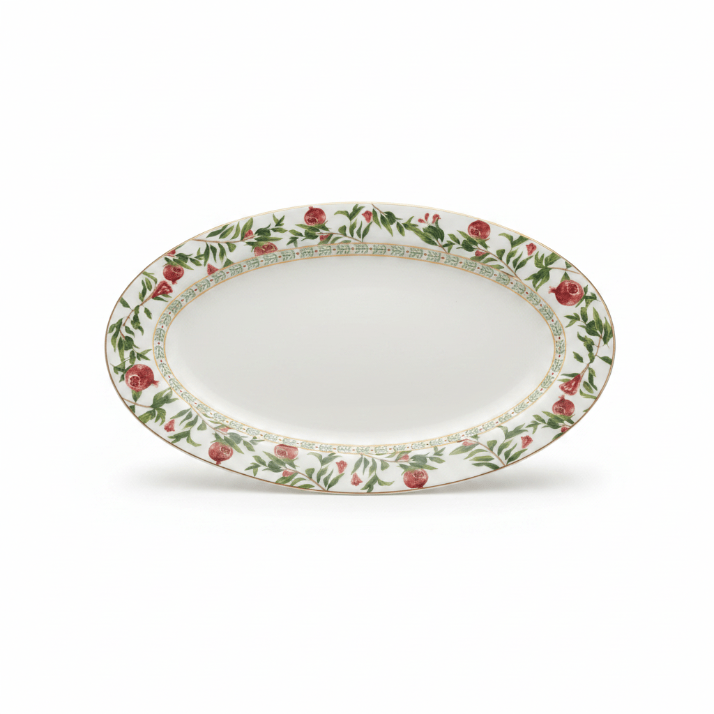 Luhpar Ceramic Oval Serving Plate - 12 Inch - Al Kabayel Discount CentreLuhpar Ceramic Oval Serving Plate - 12 InchPlatesLUHPARAl Kabayel Discount Centre