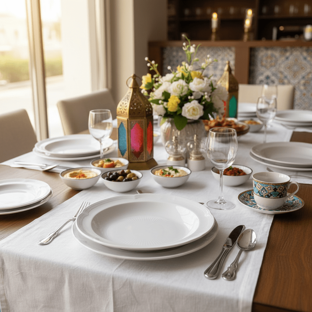 Luhpar Classic White Round Ceramic Dinner Plate, 9 Inch – Elegant Minimalist Tableware for Everyday Dining, Microwave & Dishwasher Safe - Al Kabayel Discount CentreLuhpar Classic White Round Ceramic Dinner Plate, 9 Inch – Elegant Minimalist Tableware for Everyday Dining, Microwave & Dishwasher SafePlatesLUHPARAl Kabayel Discount Centre