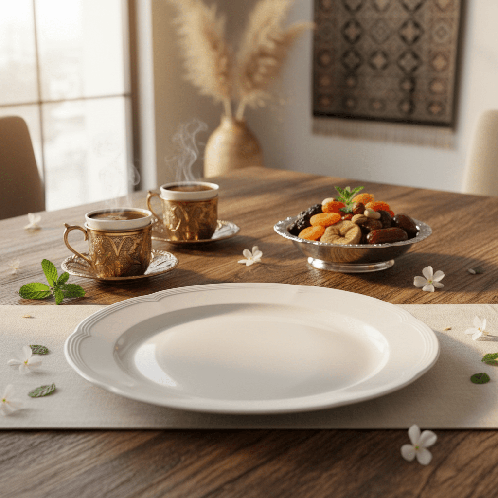 Luhpar Classic White Round Ceramic Serving Plate, 12 Inch – Large Dinner & Serving Plate for Family Meals, Durable Glossy Finish - Al Kabayel Discount CentreLuhpar Classic White Round Ceramic Serving Plate, 12 Inch – Large Dinner & Serving Plate for Family Meals, Durable Glossy FinishPlatesLUHPARAl Kabayel Discount Centre