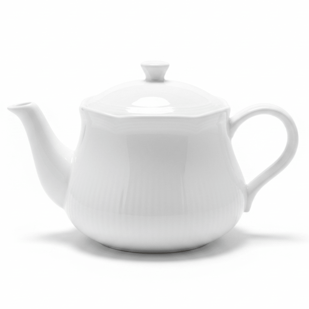 Luhpar Elegant White Ceramic Teapot – 600ml - Al Kabayel Discount CentreLuhpar Elegant White Ceramic Teapot – 600mlTea/Coffee PotsLUHPARAl Kabayel Discount Centre