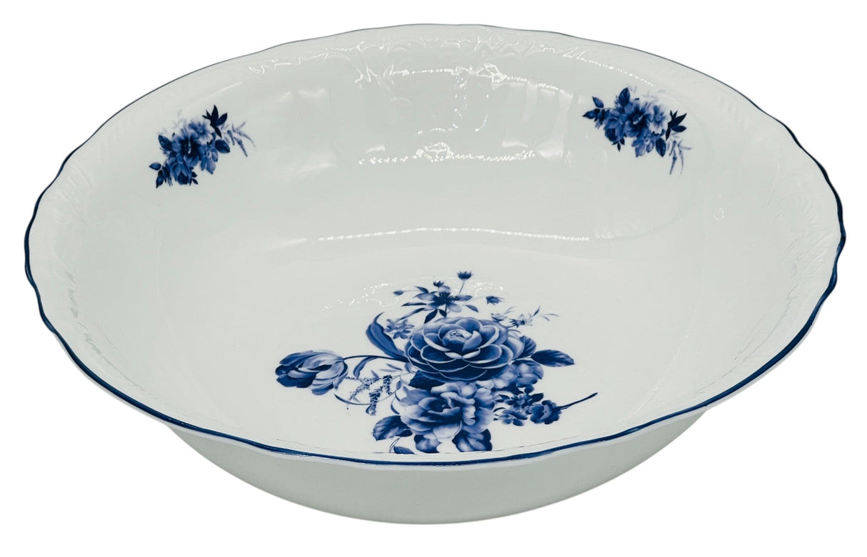 Luhpar Porcelain Bowl 9", Blue Floral Design with Blue Rim - Al Kabayel Discount CentreLuhpar Porcelain Bowl 9", Blue Floral Design with Blue RimBowlsLUHPARAl Kabayel Discount Centre