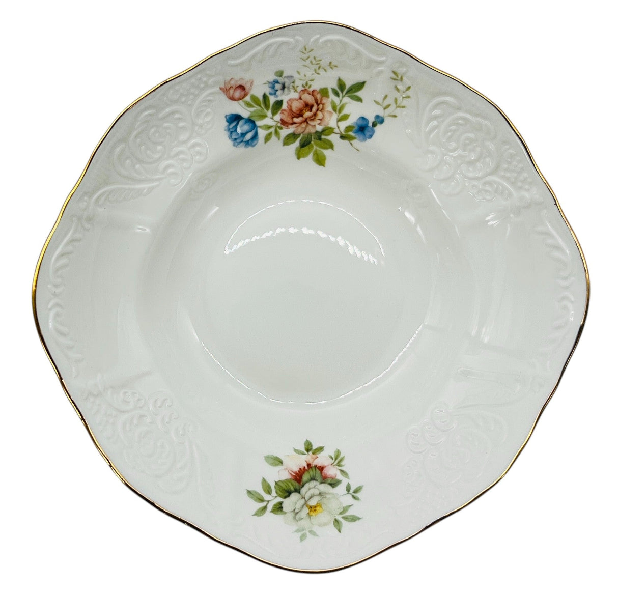 Luhpar Porcelain Footed Bowl 6.25", Multicolor Floral Design with Gold Rim - Al Kabayel Discount CentreLuhpar Porcelain Footed Bowl 6.25", Multicolor Floral Design with Gold RimBowlsLUHPARAl Kabayel Discount Centre