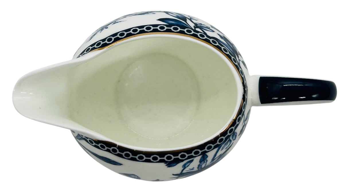 Luhpar Porcelain Milk Pot 9.5cm*6.5cm*8cm, Blue Floral Design with Gold Rim - Al Kabayel Discount CentreLuhpar Porcelain Milk Pot 9.5cm*6.5cm*8cm, Blue Floral Design with Gold RimTea/Coffee PotsLUHPARAl Kabayel Discount Centre