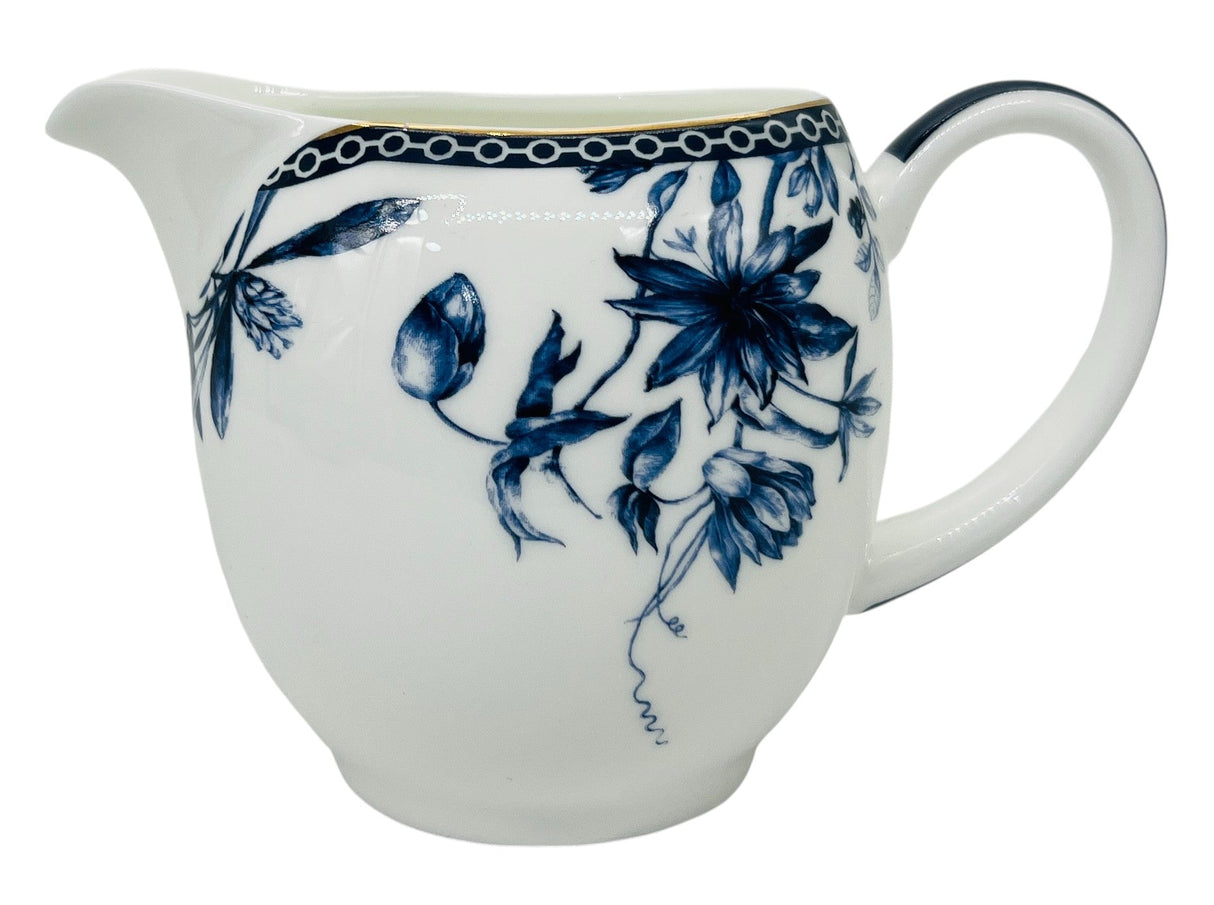 Luhpar Porcelain Milk Pot 9.5cm*6.5cm*8cm, Blue Floral Design with Gold Rim - Al Kabayel Discount CentreLuhpar Porcelain Milk Pot 9.5cm*6.5cm*8cm, Blue Floral Design with Gold RimTea/Coffee PotsLUHPARAl Kabayel Discount Centre
