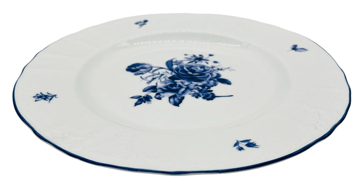 Luhpar Porcelain Plate 8.5", Blue Floral Design with Blue Rim - Al Kabayel Discount CentreLuhpar Porcelain Plate 8.5", Blue Floral Design with Blue RimPlatesLUHPARAl Kabayel Discount Centre