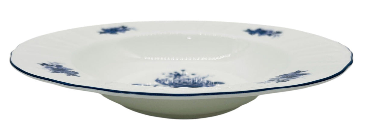 Luhpar Porcelain Soup Plate 9", Blue Floral Design with Blue Rim - Al Kabayel Discount CentreLuhpar Porcelain Soup Plate 9", Blue Floral Design with Blue RimPlatesLUHPARAl Kabayel Discount Centre