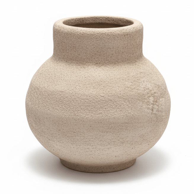 Luhpar Premium Designer Ceramic Flower Vase – Elegant Beige Sculptural Shape Modern Home Décor, 11 cm - Al Kabayel Discount CentreLuhpar Premium Designer Ceramic Flower Vase – Elegant Beige Sculptural Shape Modern Home Décor, 11 cmFlower/Plant PotsLUHPARAl Kabayel Discount Centre