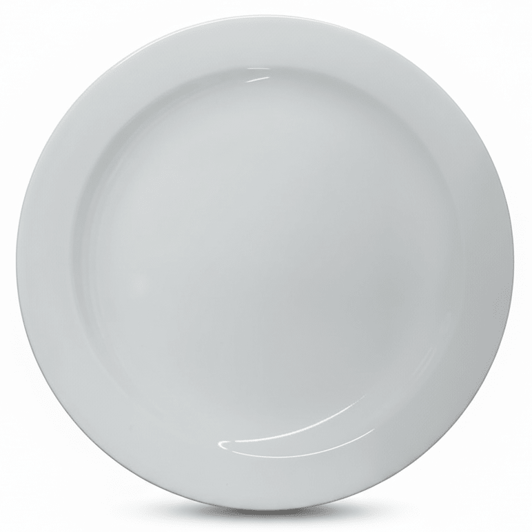 Luhpar Slim White Round Porcelain Plate 7.25 Inch – Compact Serving Plate for Snacks & Light Meals - Al Kabayel Discount CentreLuhpar Slim White Round Porcelain Plate 7.25 Inch – Compact Serving Plate for Snacks & Light MealsPlatesLUHPARAl Kabayel Discount Centre