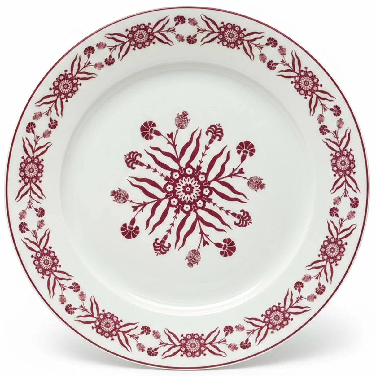 Luhpar White Ceramic Side Plate with Vibrant Red Floral Pattern – 8 Inch Snack & Dessert Plate - Al Kabayel Discount CentreLuhpar White Ceramic Side Plate with Vibrant Red Floral Pattern – 8 Inch Snack & Dessert PlatePlatesLUHPARAl Kabayel Discount Centre