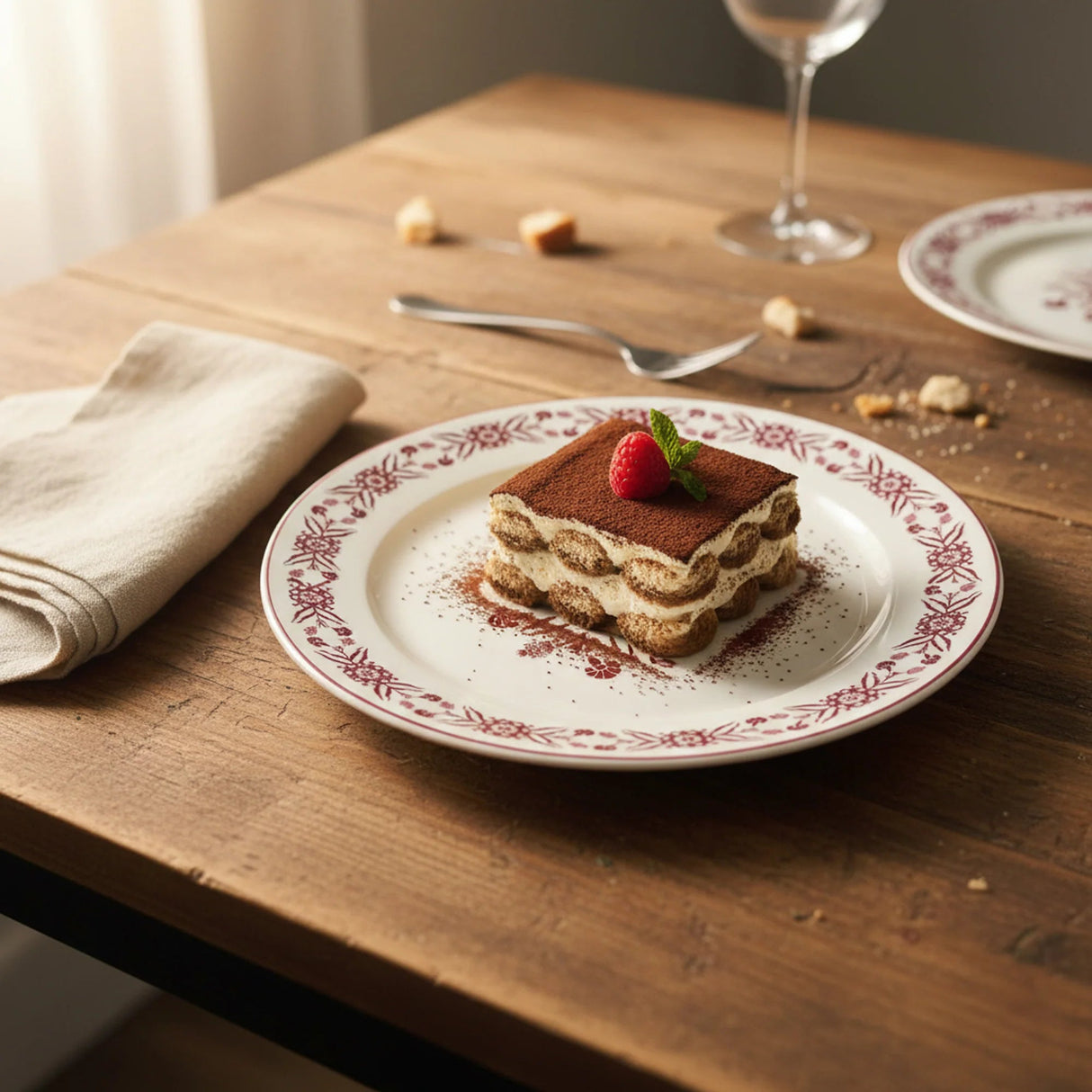 Luhpar White Ceramic Side Plate with Vibrant Red Floral Pattern – 8 Inch Snack & Dessert Plate - Al Kabayel Discount CentreLuhpar White Ceramic Side Plate with Vibrant Red Floral Pattern – 8 Inch Snack & Dessert PlatePlatesLUHPARAl Kabayel Discount Centre