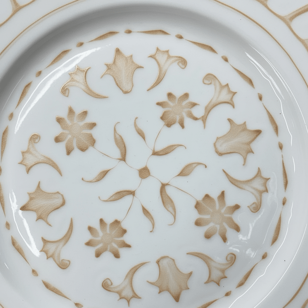 Luhpar White & Gold Floral Round Ceramic Side Plate - 7.5 Inch - Al Kabayel Discount CentreLuhpar White & Gold Floral Round Ceramic Side Plate - 7.5 InchPlatesLUHPARAl Kabayel Discount Centre