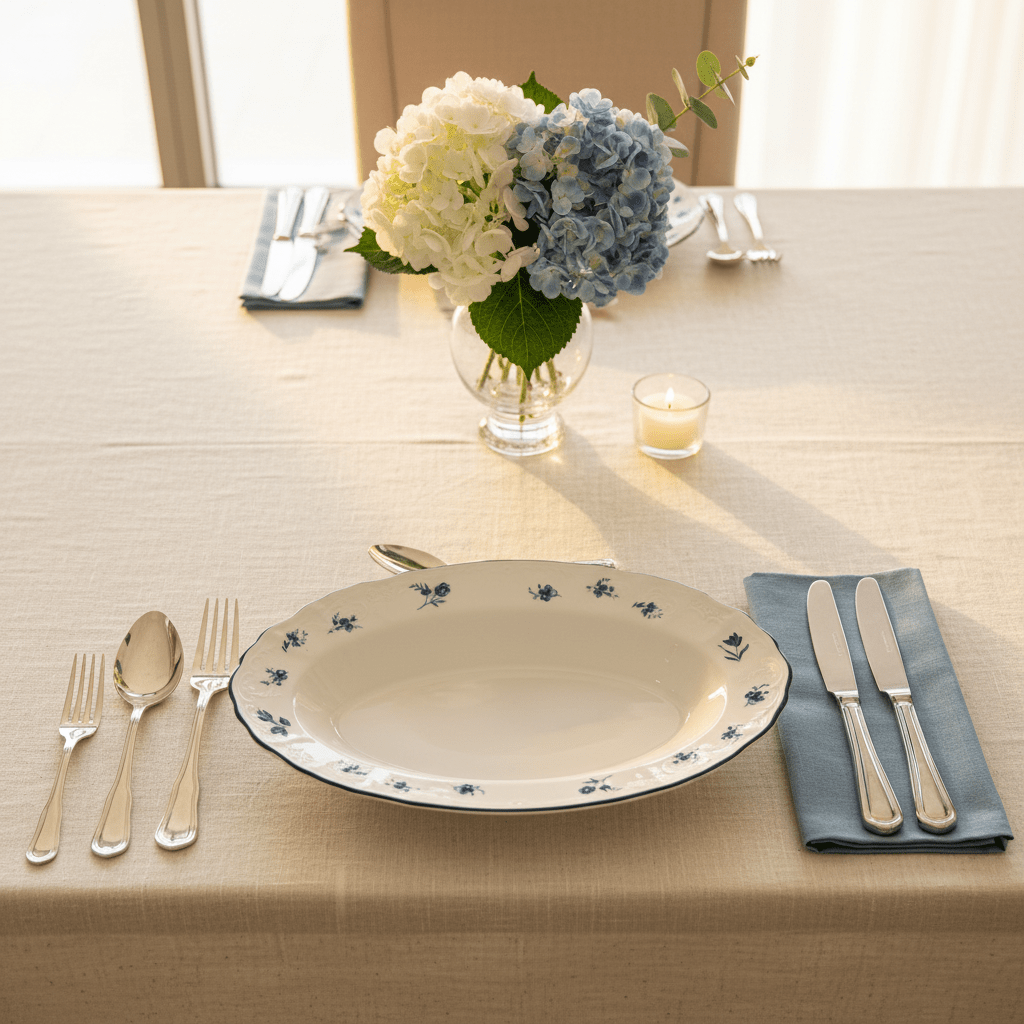 Luhpar White Oval Ceramic Plate with Blue Floral Design for Serving and Dining 12 inch - Al Kabayel Discount CentreLuhpar White Oval Ceramic Plate with Blue Floral Design for Serving and Dining 12 inchServing TraysLUHPARAl Kabayel Discount Centre