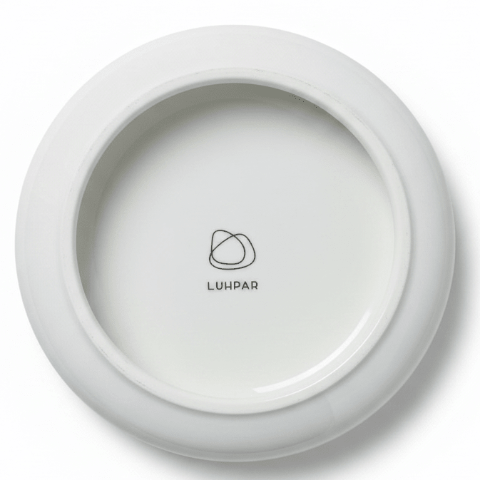 Luhpar White Round Elegant Ceramic Plate for Stylish Dining Presentation 8.5 inch - Al Kabayel Discount CentreLuhpar White Round Elegant Ceramic Plate for Stylish Dining Presentation 8.5 inchPlatesLUHPARAl Kabayel Discount Centre