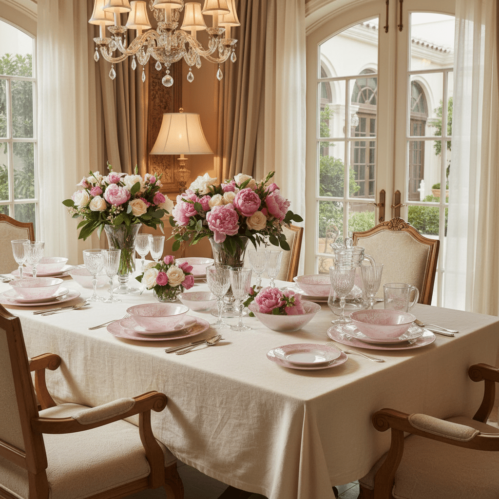 Luminarc Melitina Pink 46-Piece Dinnerware Set - Extra Resistance Glass - Complete Table Service for 6 - Al Kabayel Discount CentreLuminarc Melitina Pink 46-Piece Dinnerware Set - Extra Resistance Glass - Complete Table Service for 6Dinnerware SetsLUMINARCAl Kabayel Discount Centre