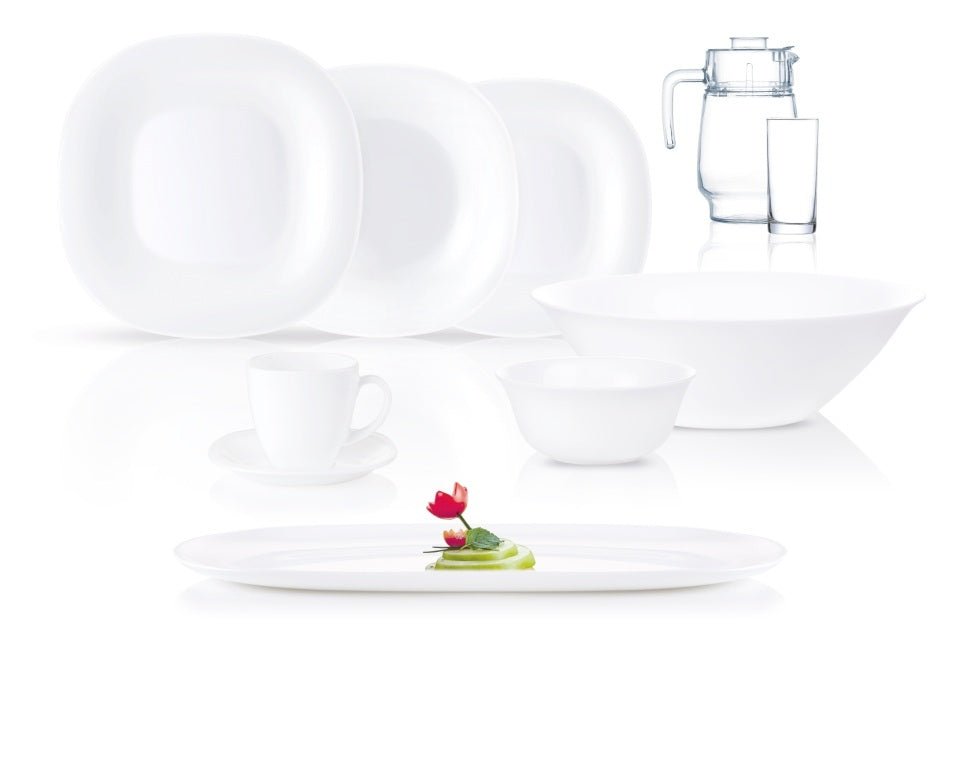 Luminarc Neo Carine 46Pcs White Dinner Set - Al Kabayel Discount CentreLuminarc Neo Carine 46Pcs White Dinner SetDinnerware SetsLUMINARCAl Kabayel Discount Centre