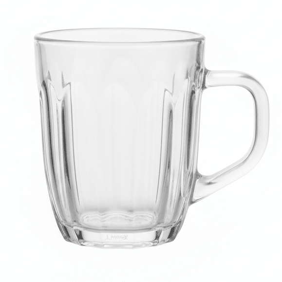 Luminex Minimalist Clear Glass Mug with Comfortable Handle for Tea Coffee 200ml - Al Kabayel Discount CentreLuminex Minimalist Clear Glass Mug with Comfortable Handle for Tea Coffee 200mlMugsLUMINEXAl Kabayel Discount Centre