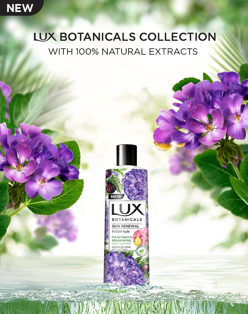 LUX Botanicals Perfumed Body Wash For Skin Renewal With Fig Extract And Geranium Oil, 500Ml - Al Kabayel Discount CentreLUX Botanicals Perfumed Body Wash For Skin Renewal With Fig Extract And Geranium Oil, 500MlBodywashLUXAl Kabayel Discount Centre