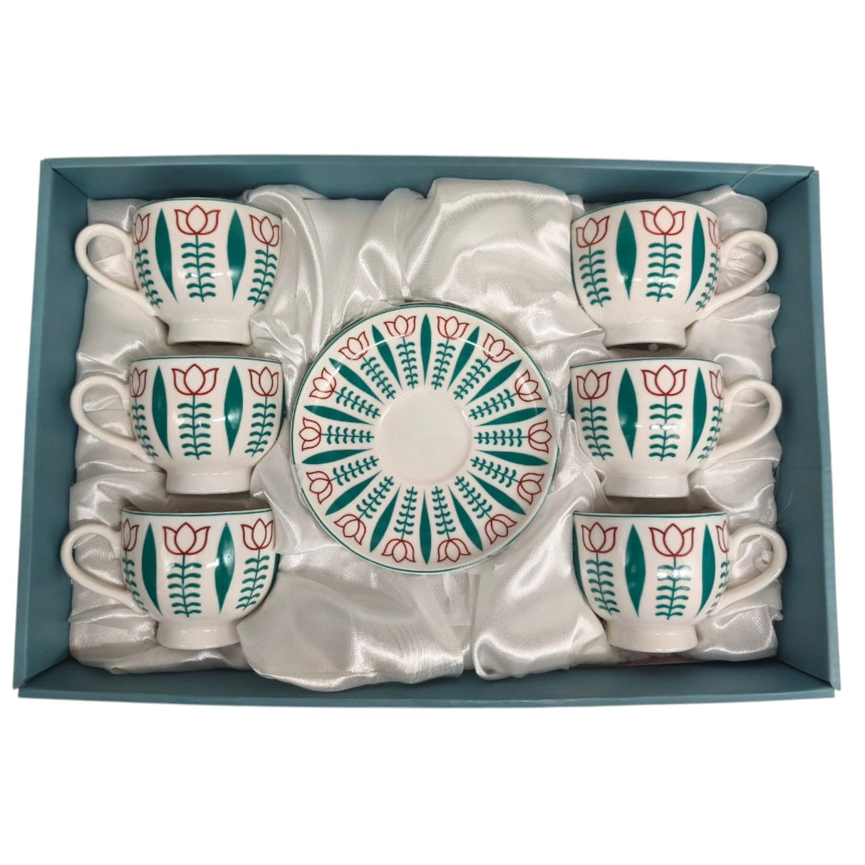 Luxury Ceramic Cup and Saucer 12Pcs Set 6 Cups With 6 Saucers - 200ML - Al Kabayel Discount CentreLuxury Ceramic Cup and Saucer 12Pcs Set 6 Cups With 6 Saucers - 200MLTea CupsLUXURYAl Kabayel Discount Centre