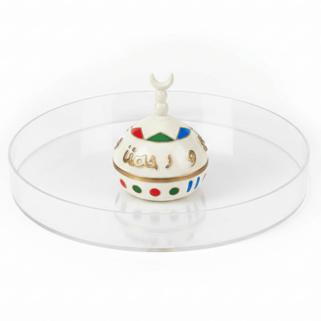 Luxury Round Acrylic Candy Display Tray with Elegant Clear Dome Cover – Premium Serving Platter for Sweets, Chocolates & Desserts – 30 cm - Al Kabayel Discount CentreLuxury Round Acrylic Candy Display Tray with Elegant Clear Dome Cover – Premium Serving Platter for Sweets, Chocolates & Desserts – 30 cmServing TraysAKDCAl Kabayel Discount Centre