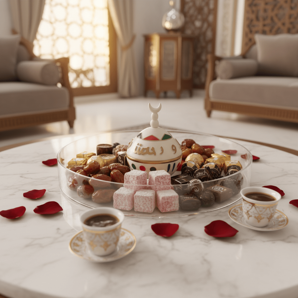 Luxury Round Acrylic Candy Display Tray with Elegant Clear Dome Cover – Premium Serving Platter for Sweets, Chocolates & Desserts – 30 cm - Al Kabayel Discount CentreLuxury Round Acrylic Candy Display Tray with Elegant Clear Dome Cover – Premium Serving Platter for Sweets, Chocolates & Desserts – 30 cmServing TraysAKDCAl Kabayel Discount Centre
