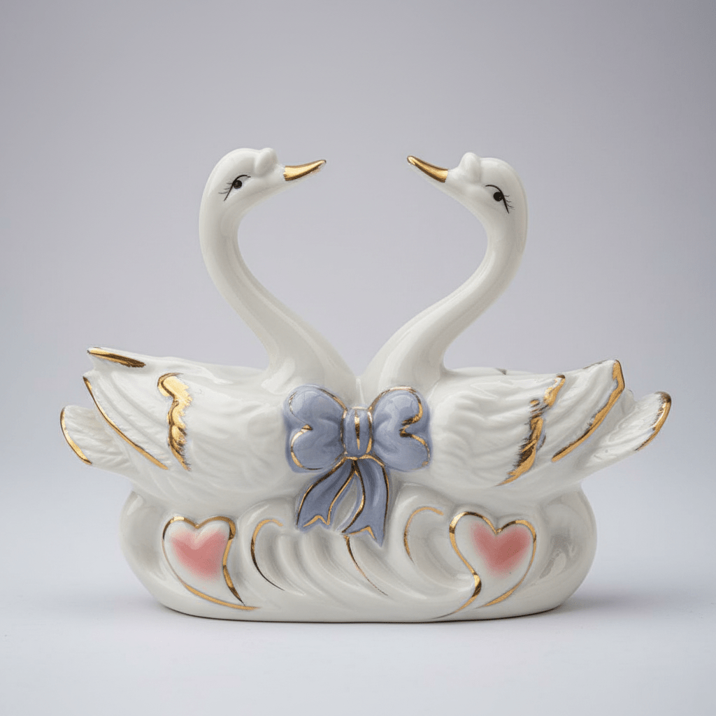 Luxury White Ceramic Swan Table Décor with Elegant Artistic Finish for Home Decoration – 12×10cm - Al Kabayel Discount CentreLuxury White Ceramic Swan Table Décor with Elegant Artistic Finish for Home Decoration – 12×10cmHome Décor AccentsAKDCAl Kabayel Discount Centre