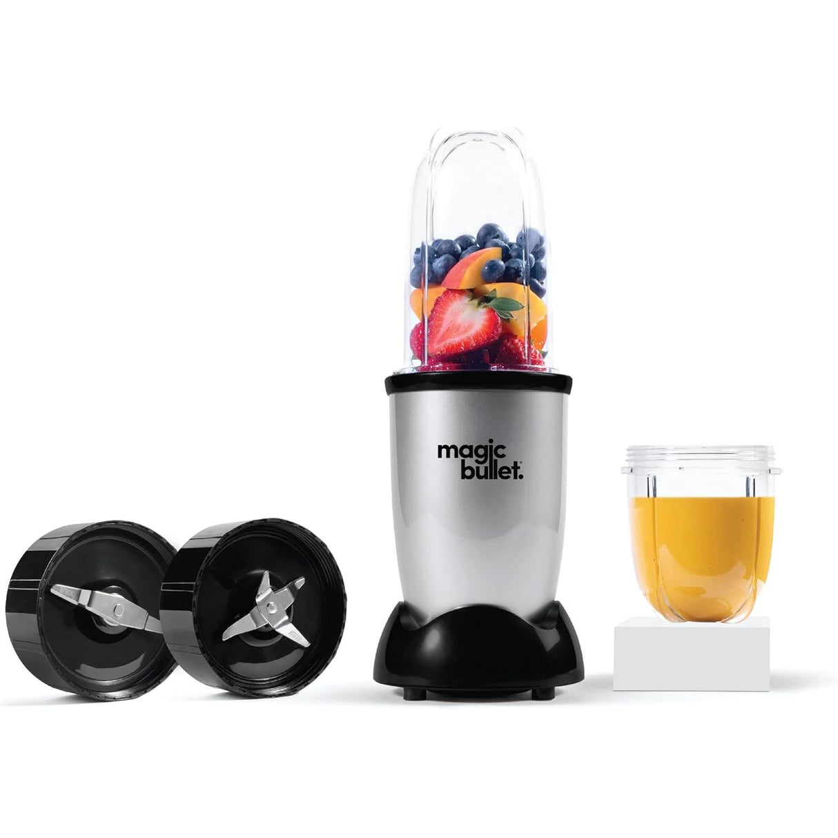 Magic Bullet Multi - Function High - Speed Blender ,Black/Silver,4 Piece Set, MB4 - 0612 - Al Kabayel Discount CentreMagic Bullet Multi - Function High - Speed Blender ,Black/Silver,4 Piece Set, MB4 - 0612Food & Drink AppliancesMAGIC BULLETAl Kabayel Discount Centre