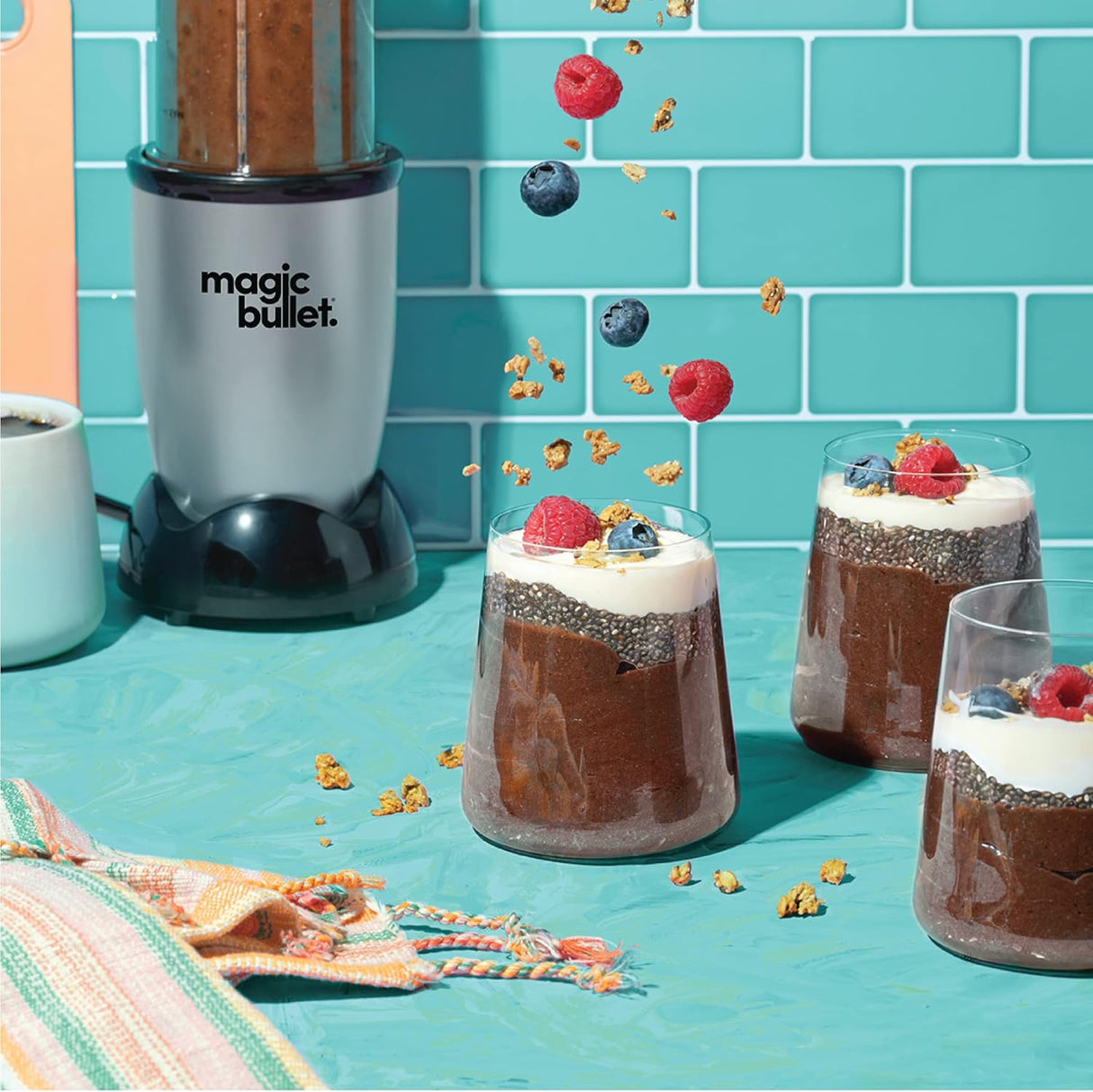 Magic Bullet Multi - Function High - Speed Blender ,Black/Silver,4 Piece Set, MB4 - 0612 - Al Kabayel Discount CentreMagic Bullet Multi - Function High - Speed Blender ,Black/Silver,4 Piece Set, MB4 - 0612Food & Drink AppliancesMAGIC BULLETAl Kabayel Discount Centre